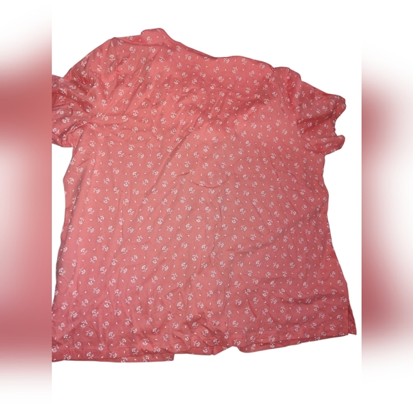 Basic button down 100% cotton PJ top only . Nwt . - Picture 3 of 5